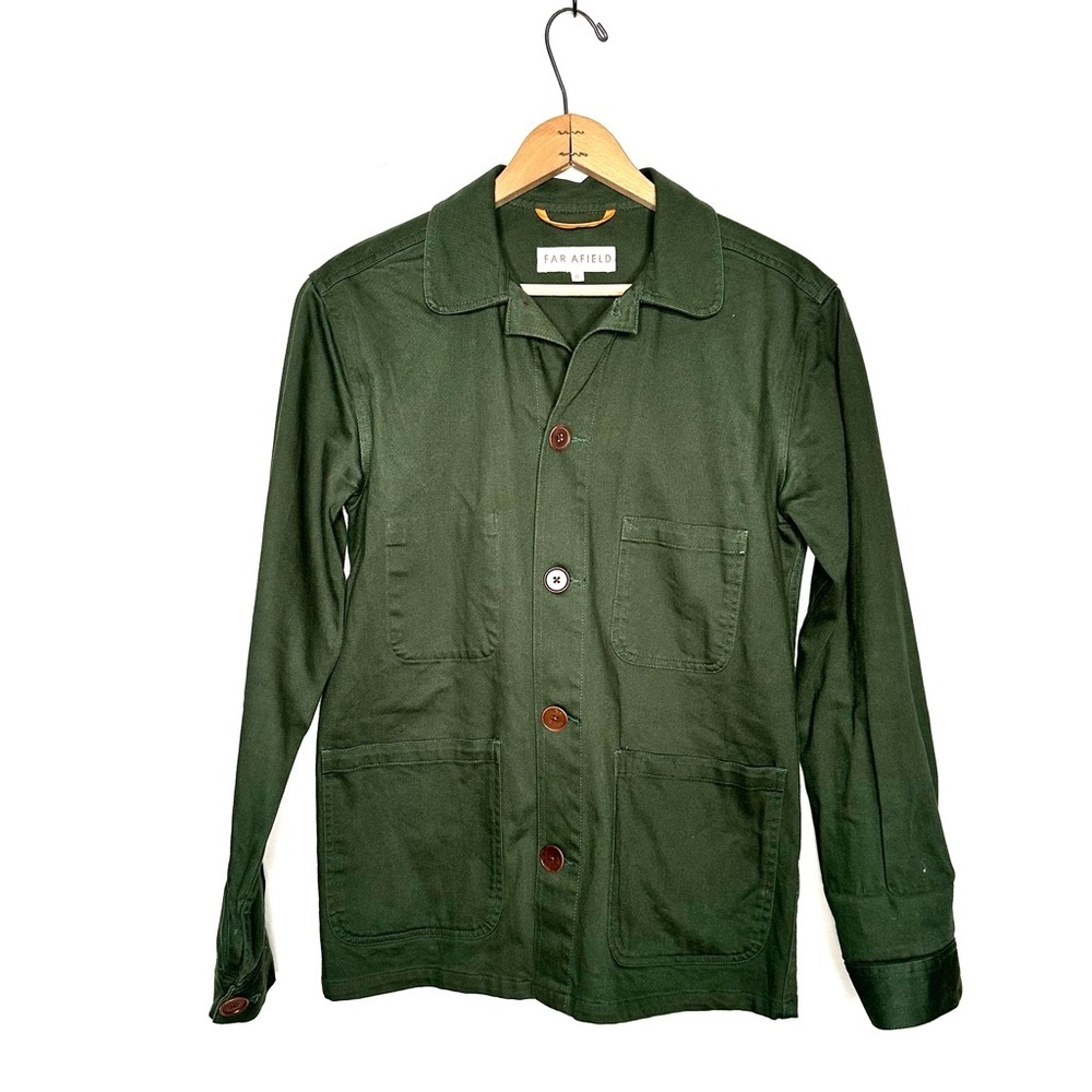 Far Afield | Men’s Green Button Down Jacket Size XS